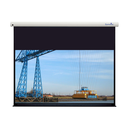 Sapphire 95" Electric Screen with Trigger 16:10 format Viewing Area 2037mm x 1273mm Approx Case Dimensions L 2354mm x H 93 x D 79mm