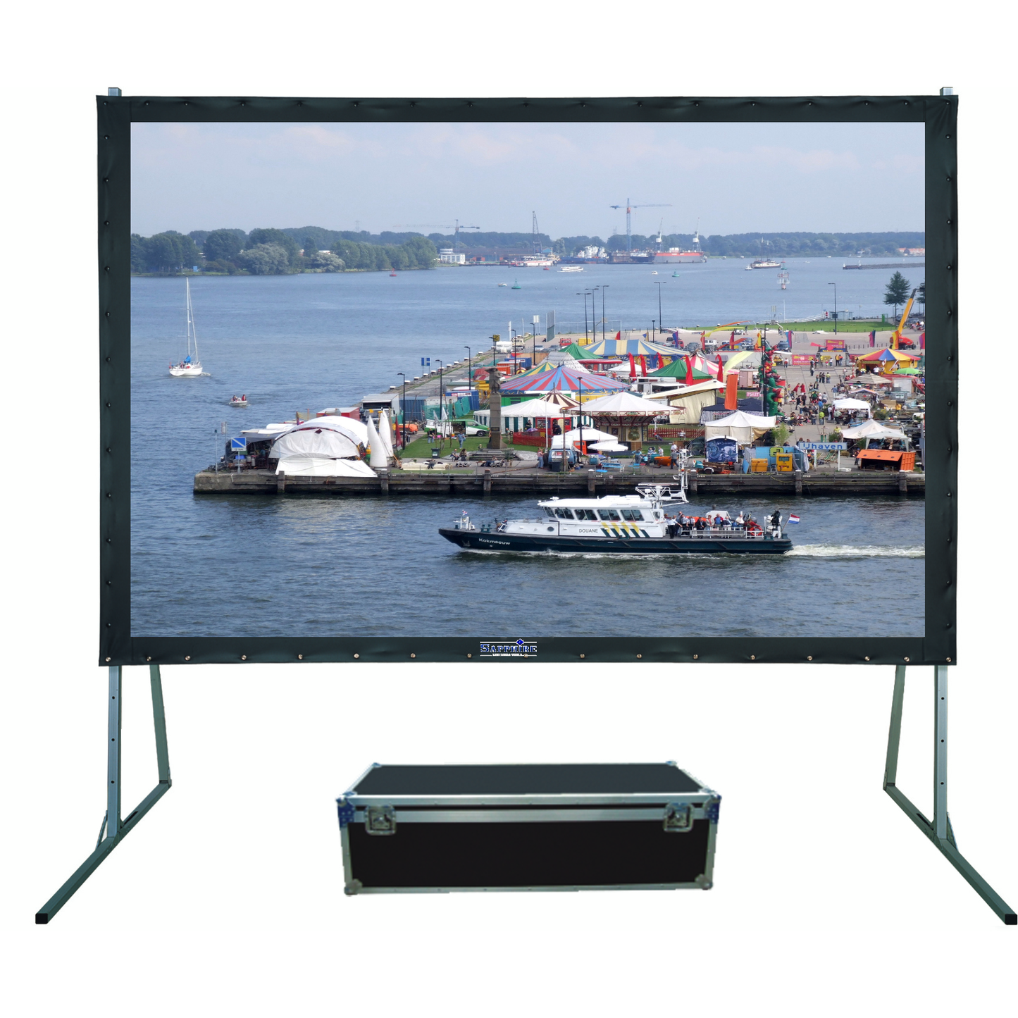 Sapphire 94" 2m Front Rapid Fold 16:10 Viewing Area approx 2032 x 1270mm