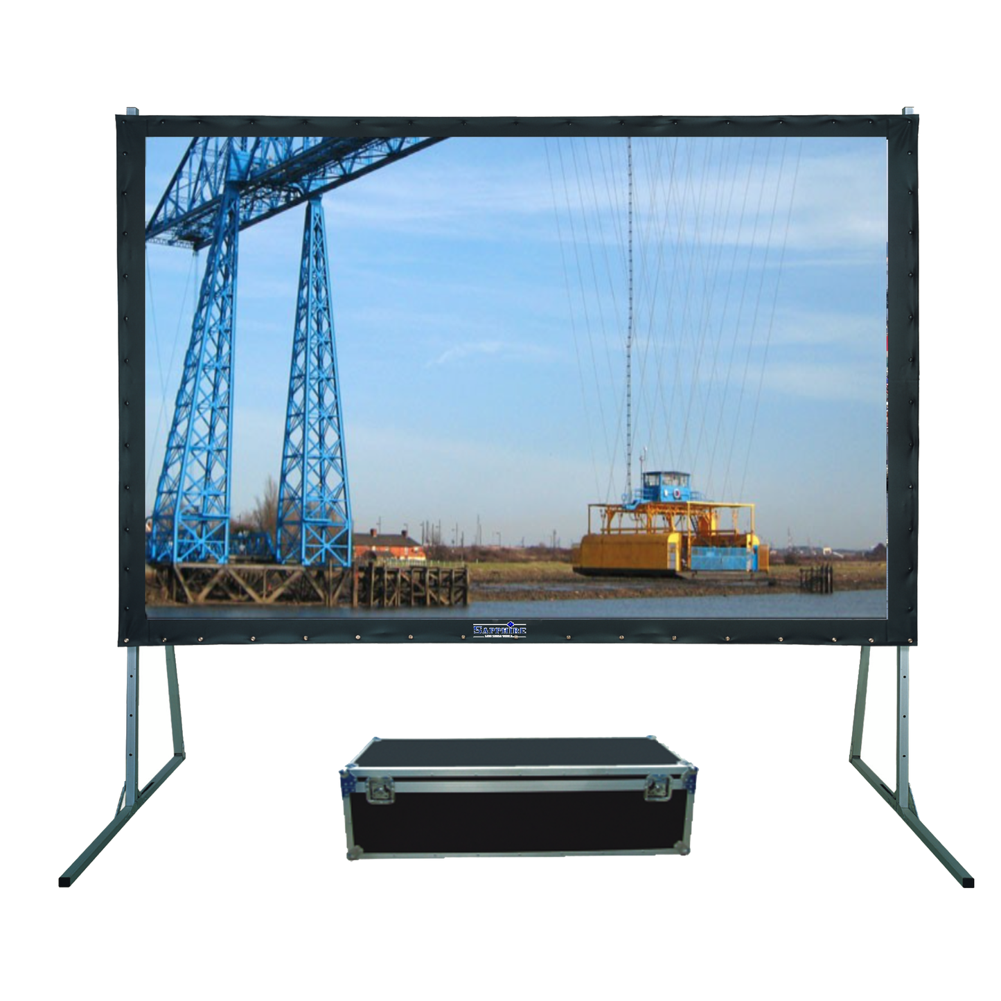 Sapphire 187" Rapidfold Rear Projection Viewing Area 4046mm x 2528mm 16:10 Format