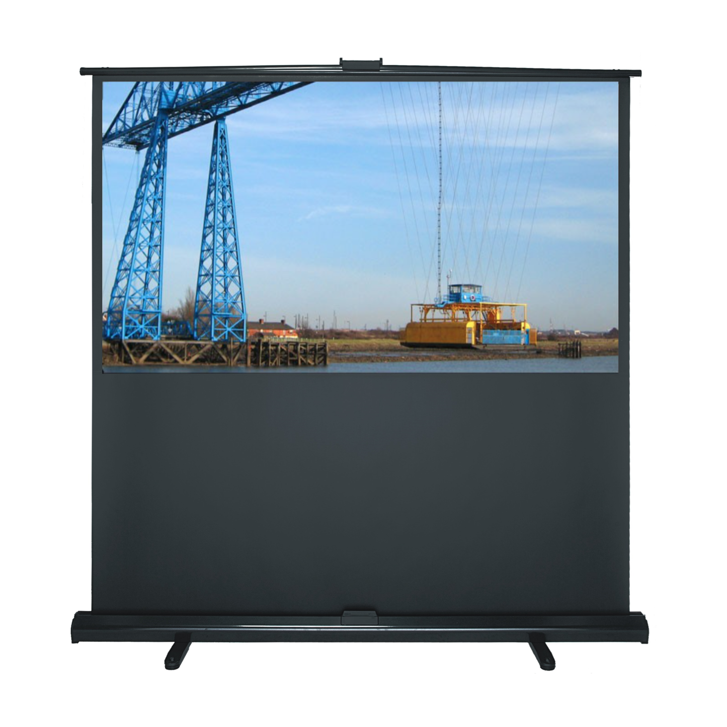 Sapphire 80" Portable Pull-up Screen 16:10 Format Viewing Area 1723 x 1077mm Approx Case Dimensions L 1930mm x H 83mm x D 61mm