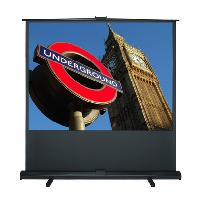 Sapphire 60" Portable Pull-up Screen 4:3 Format Viewing Area 1220 x 900 Approx Case Dimensions L 1380mm x H 83mm x D 61mm