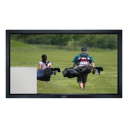 Sapphire 180" Acoustically Transparent Fixed Frame Front Projection Screen Viewing Area 3985mm x 2241mm 16:9 Format (80mm Bezel)