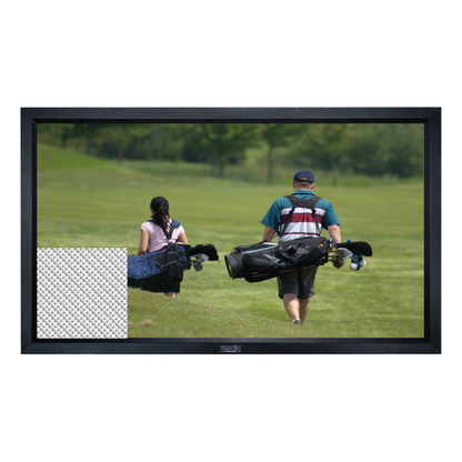 Sapphire 120" Acoustically Transparent Fixed Frame Front Projection Screen Viewing Area 2660mm x 1500mm 16:9 Format (80mm border)