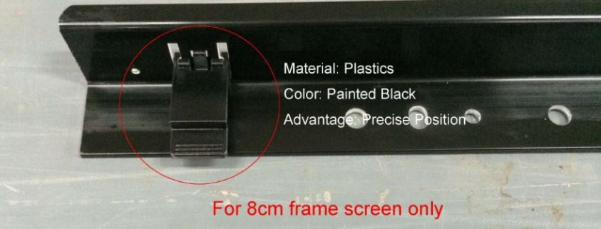 Sapphire 92" Fixed Frame Front Projection Screen Viewing Area 2037mm x 1145mm 16.9 Format