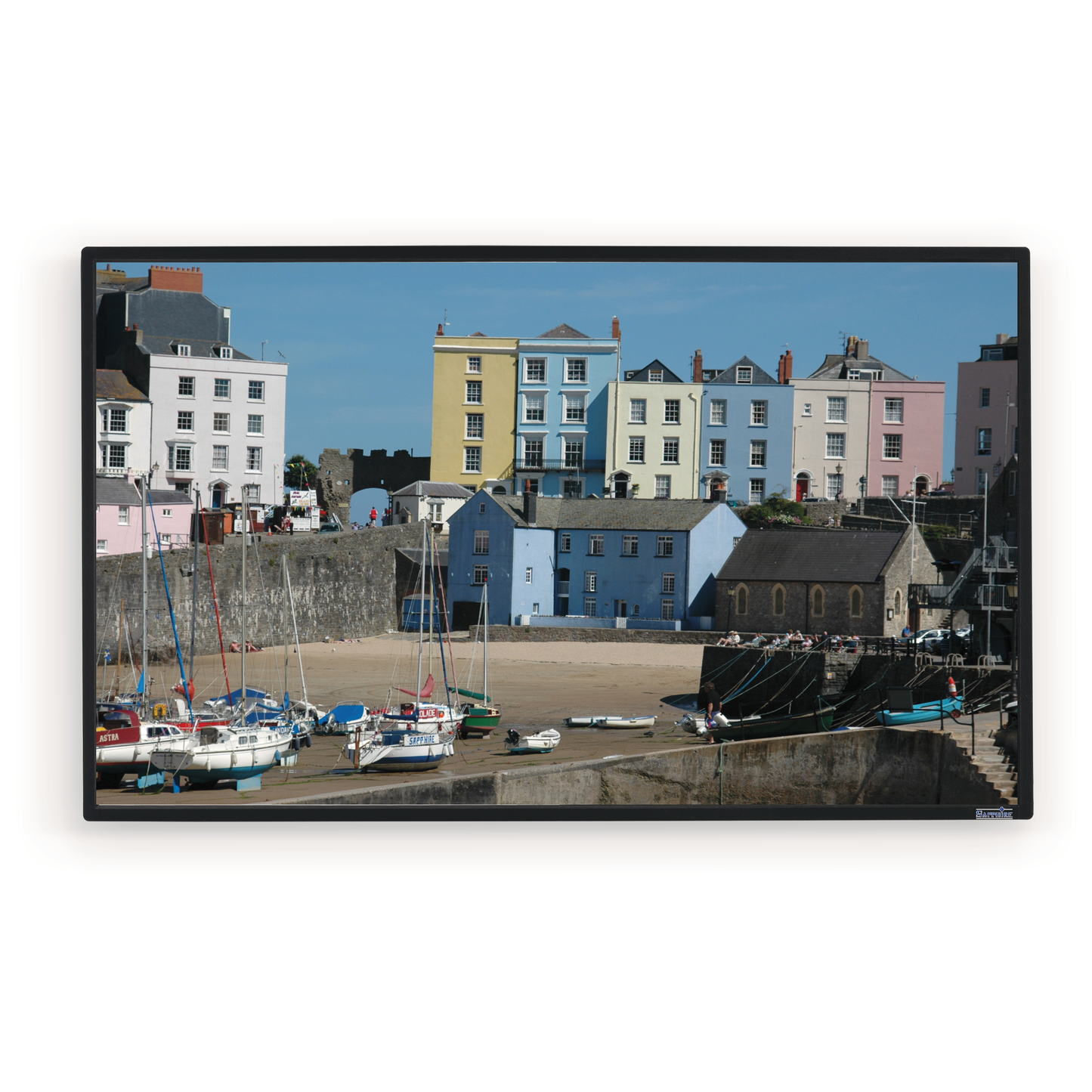 Sapphire 109" Slim Bezel Fixed Frame Screen Viewing Area 2346 x 1466mm 16:10 format (30mm Frame)