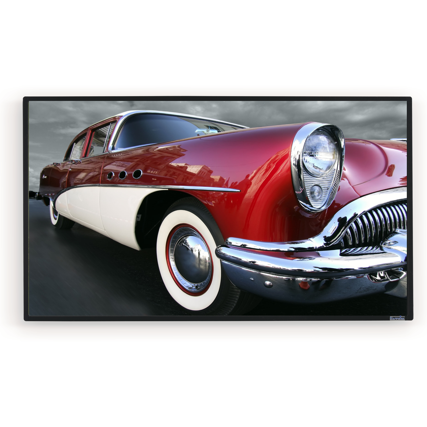 Sapphire 106" Grey Slim Bezel Fixed Frame Screen Viewing Area 2346 x 1319mm 16:9 format (7mm Bezel)