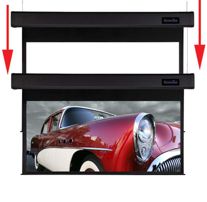 Sapphire 180" Smart Move 4m 16:9 Two Motor Electric Projection Screen Approx Case Dimensions L 4317mm x H 250mm x D 170mm