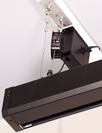 Sapphire 106" Smart Move 2.4m 16:9 Viewing Area 2338mm x 1320mm Two Motor Electric Projection Screen Approx Case Dimensions L 2635mm x H 173mm x D 133mm