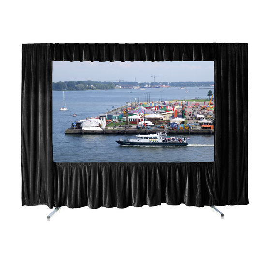 Sapphire 3m Drapery kit for SFFS305FR10 or SFFS305RP10 in Black