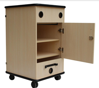AV Cabinet with three shelves (light)
